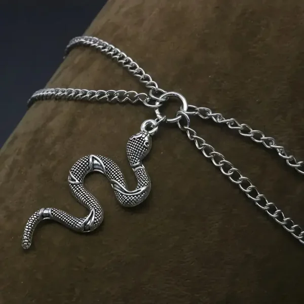 Gargantilla de cadena con serpiente - Imagen 2