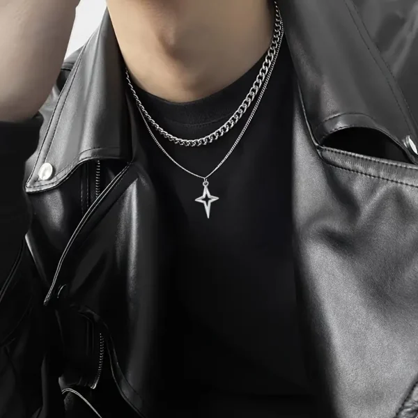 Collar doble de estrella - Imagen 2