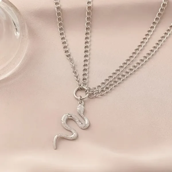 Gargantilla de cadena con serpiente - Imagen 4