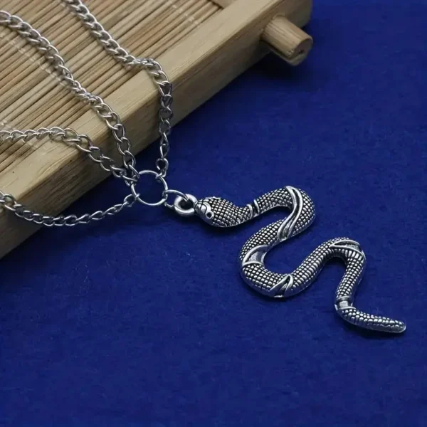 Gargantilla de cadena con serpiente - Imagen 3