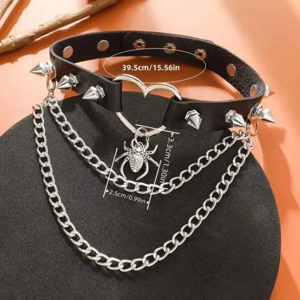 Choker de corazon y araña - Imagen 2