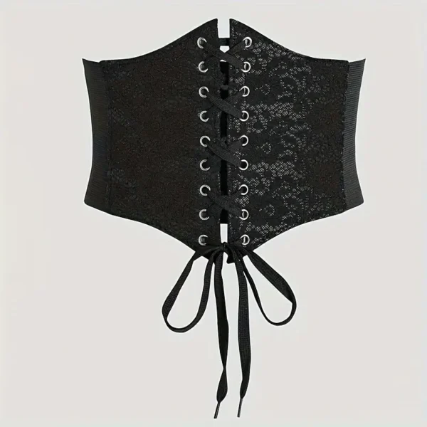 Corset de encaje floral