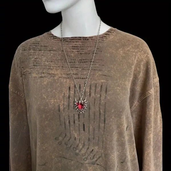 Collar de corazón con espinas - Imagen 2