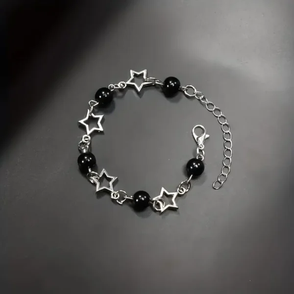 Pulseras de estrellas y perlas - Imagen 2