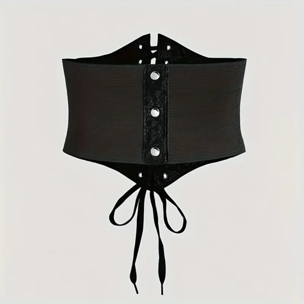 Corset de encaje floral - Imagen 2
